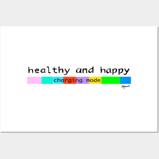 Healthy and happy Posters and Art